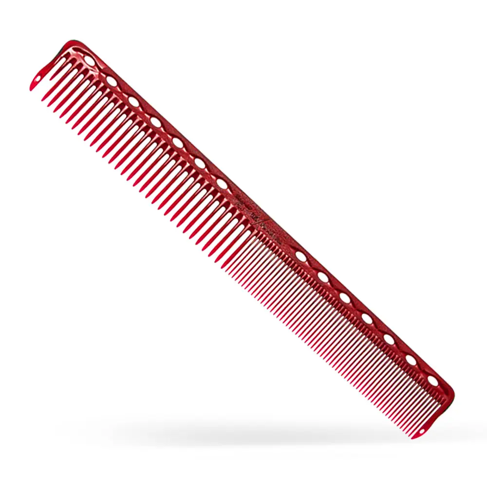 TOATE PRODUSELE - Pieptene frizerie/coafor slim - Y.S/PARK - S339 - Rosu Transparent