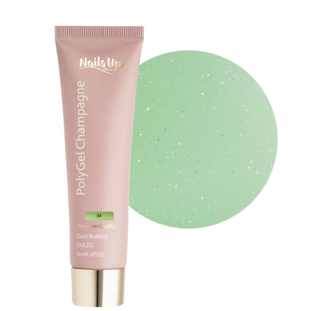 MANICHIURA SI PEDICHIURA - Polygel NAILSUP Champagne 34 60ml