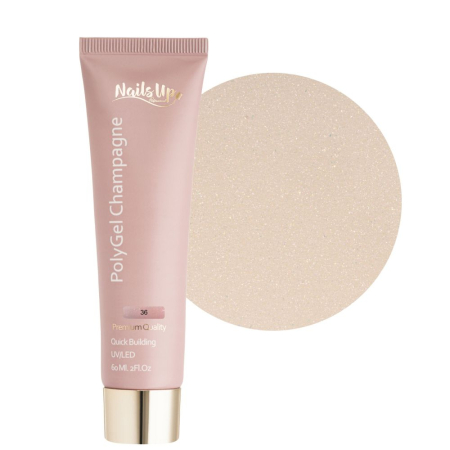 MANICHIURA SI PEDICHIURA - Polygel NAILSUP Champagne 36 60ml