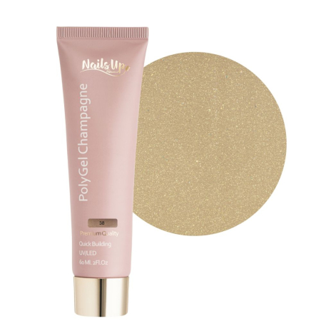 MANICHIURA SI PEDICHIURA - Polygel NAILSUP Champagne 38 60ml