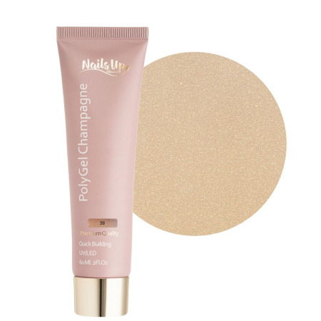 MANICHIURA SI PEDICHIURA - Polygel NAILSUP Champagne 39 60ml