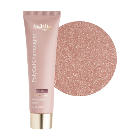 MANICHIURA SI PEDICHIURA - Polygel NAILSUP Champagne 45 60ml