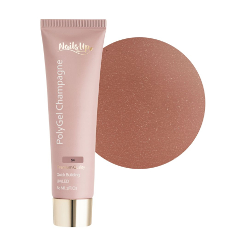 MANICHIURA SI PEDICHIURA - Polygel NAILSUP Champagne 54 60ml