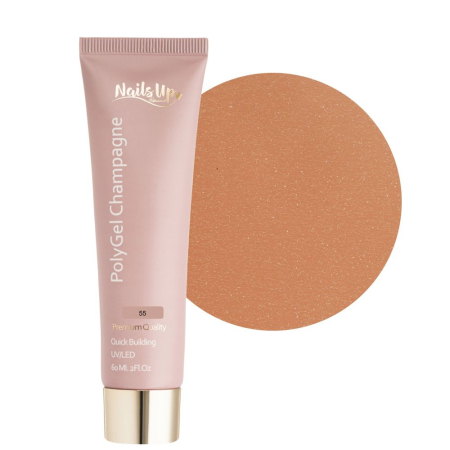 MANICHIURA SI PEDICHIURA - Polygel NAILSUP Champagne 55 60ml