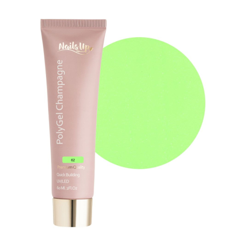 MANICHIURA SI PEDICHIURA - Polygel NAILSUP Champagne 62 60ml