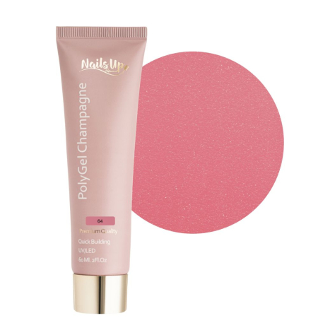 MANICHIURA SI PEDICHIURA - Polygel NAILSUP Champagne 64 60ml