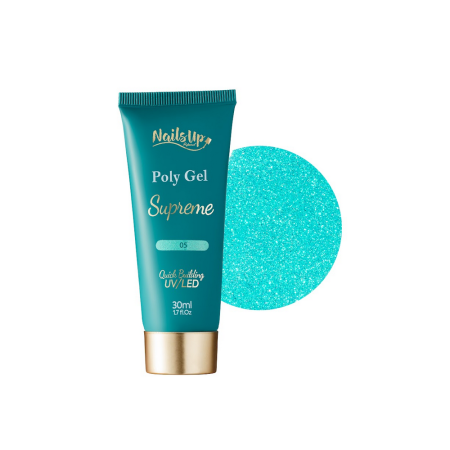 MANICHIURA SI PEDICHIURA - Polygel NAILSUP SUPREME Glitter 05 30g