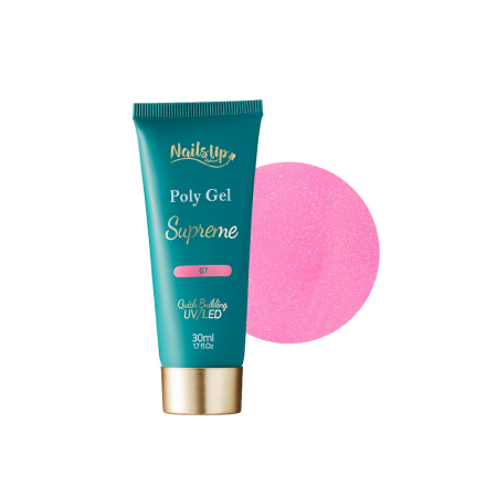 MANICHIURA SI PEDICHIURA - Polygel NAILSUP SUPREME Glitter 07 30g