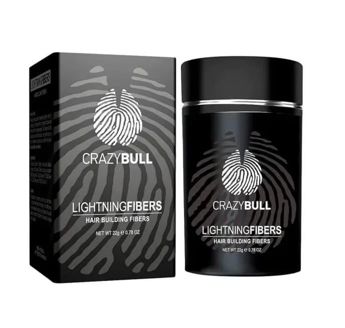 TOATE PRODUSELE - Pudra fibre pentru par rar Crazy Bull Hair Building Fibers 22g – Saten Deschis