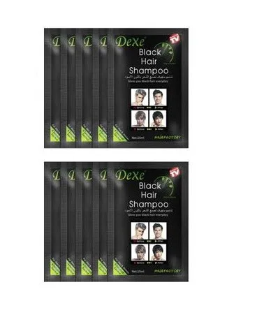 Sampon colorant Dexe Black Hair Shampoo 10x 25ml [1]