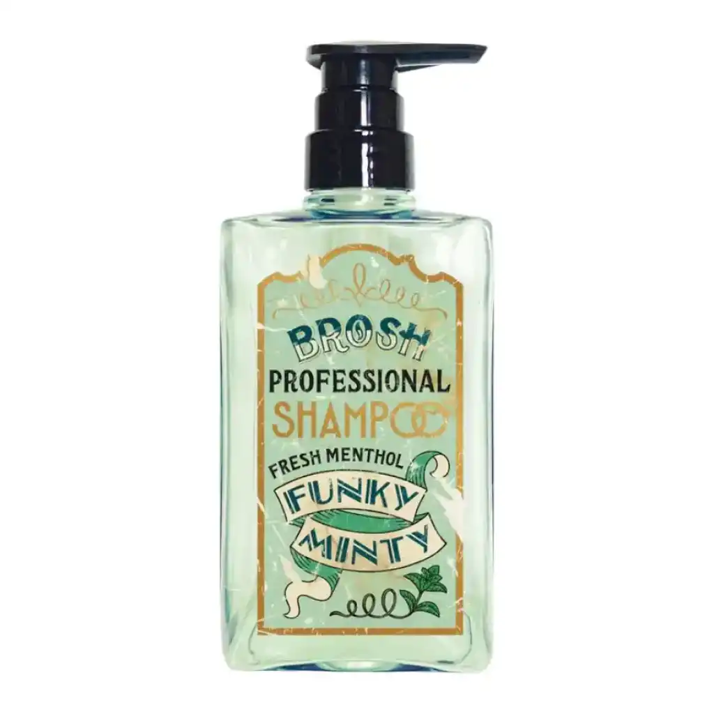 Ingrijirea parului - Sampon de Par Brosh Funky Minty | Racoritor, Fara Sulfati, 400ml