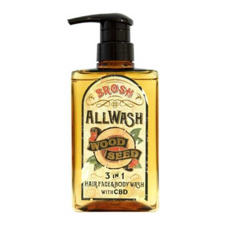 Ingrijirea parului - Sampon si gel de dus Brosh All Wash 3 in 1 with CBD