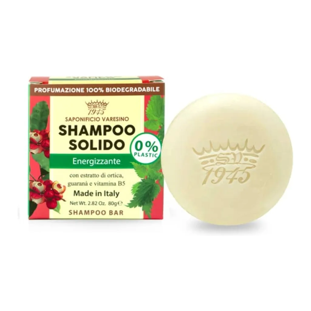 TOATE PRODUSELE - Sampon solid energizant Saponificio Varesino Energizing Shampoo Bar 80g