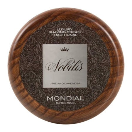 TOATE PRODUSELE - Sapun de barbierit in bol de lemn Mondial shaving soap in Wooden Bowl Nobilis 140ml