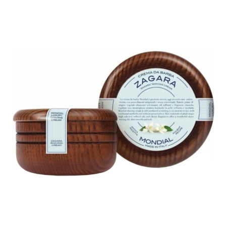 TOATE PRODUSELE - Sapun de barbierit in bol de lemn Mondial shaving soap in wooden bowl Zagara 140ml