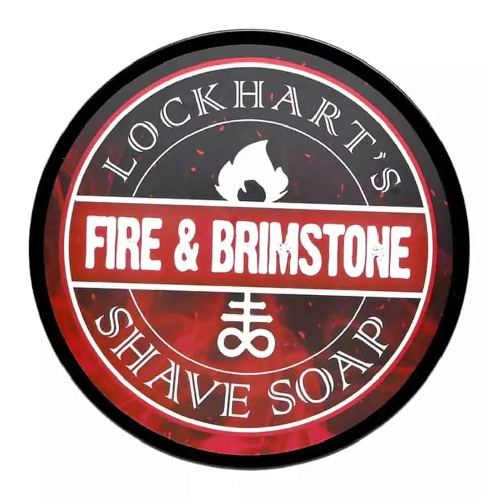 TOATE PRODUSELE - Sapun de barbierit Lockhart’s Fire & Brimstone Shave Soap 113g