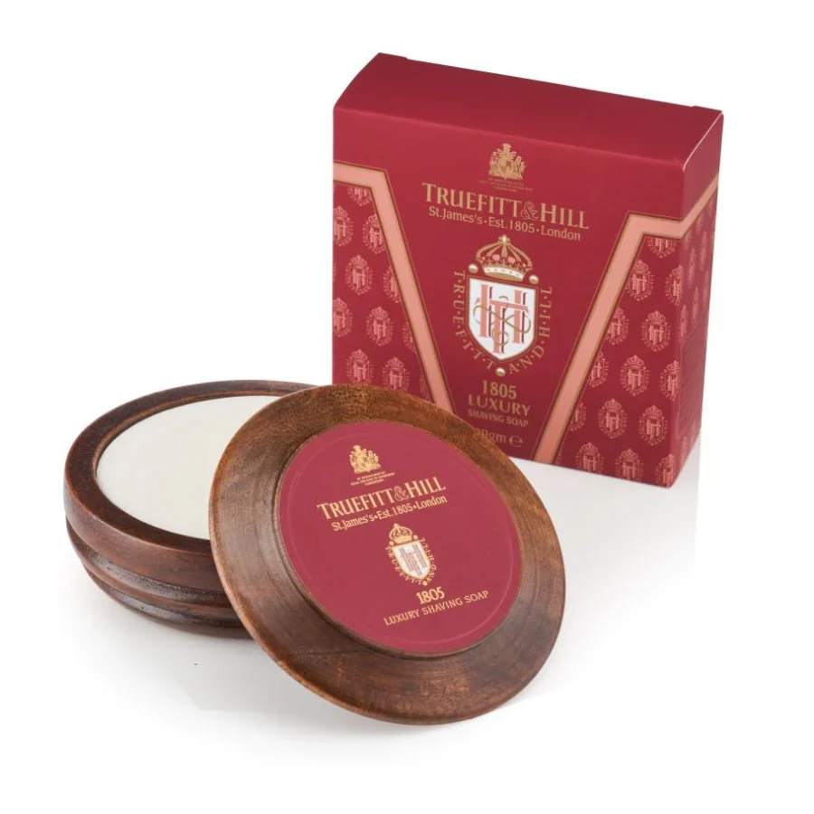 TOATE PRODUSELE - Sapun de barbierit Truefitt & Hill 1805 Luxury Shaving Soap in Wooden Bowl 99g