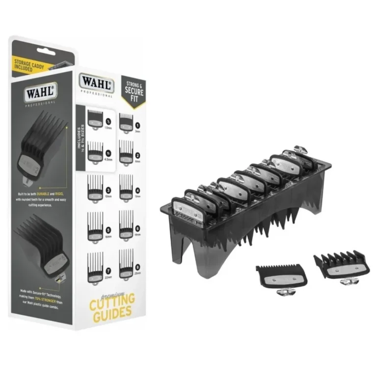 TOATE PRODUSELE - Set 10 Gratare / Inaltatoare si organizator Wahl Premium originale pentru masini de tuns 1.5-25mm