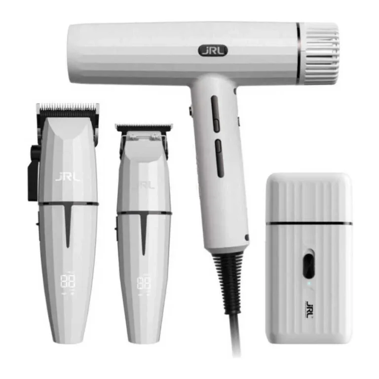 TOATE PRODUSELE - Set combo JRL Masina de tuns 2020C Onyx, Masina de contur 2020T, Shaver Onyx SF Pro, Uscator Forte Pro Ghost Collection Kit #3