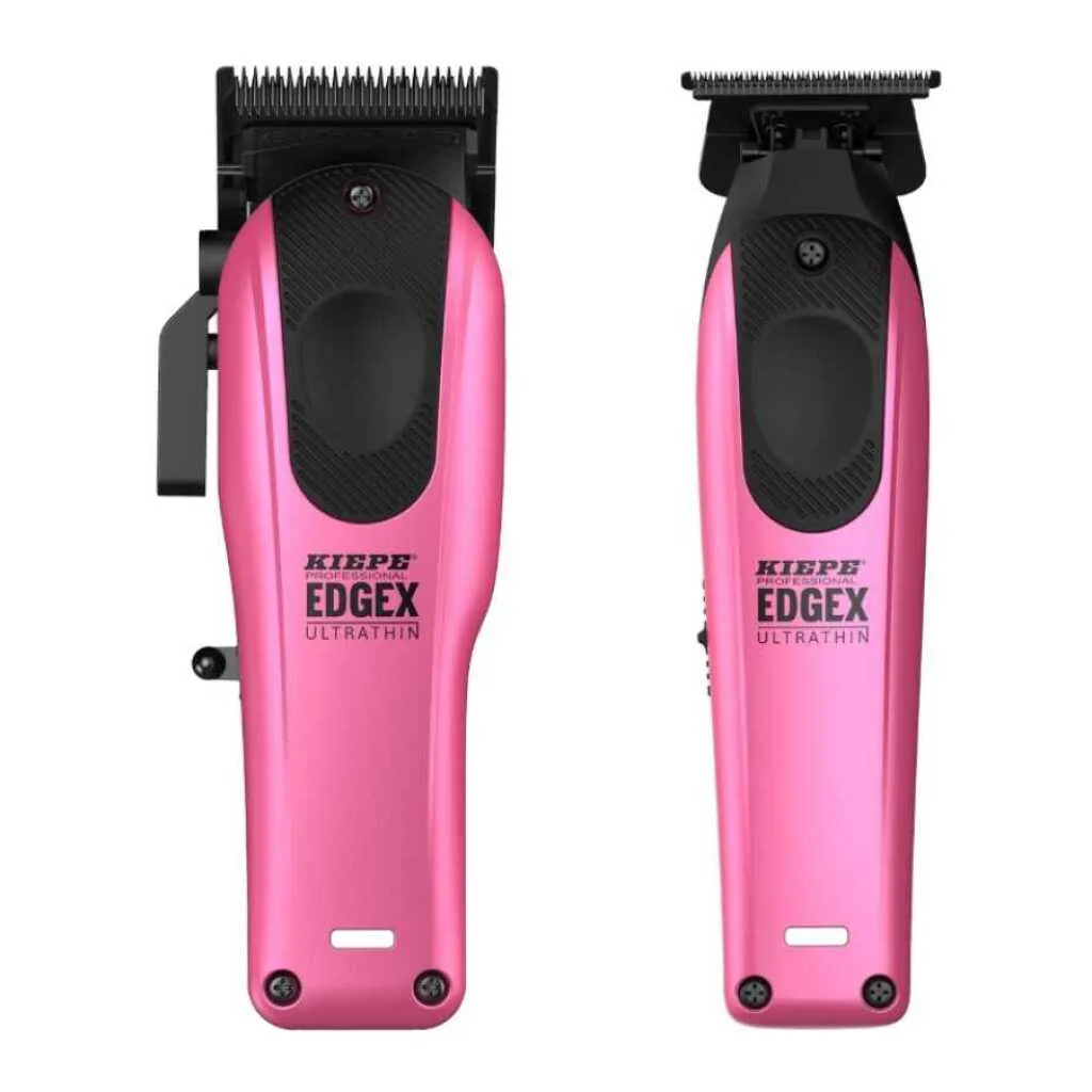 TOATE PRODUSELE - Set combo Kiepe Edgex Pink Masina de tuns si Masina de contur fara fir
