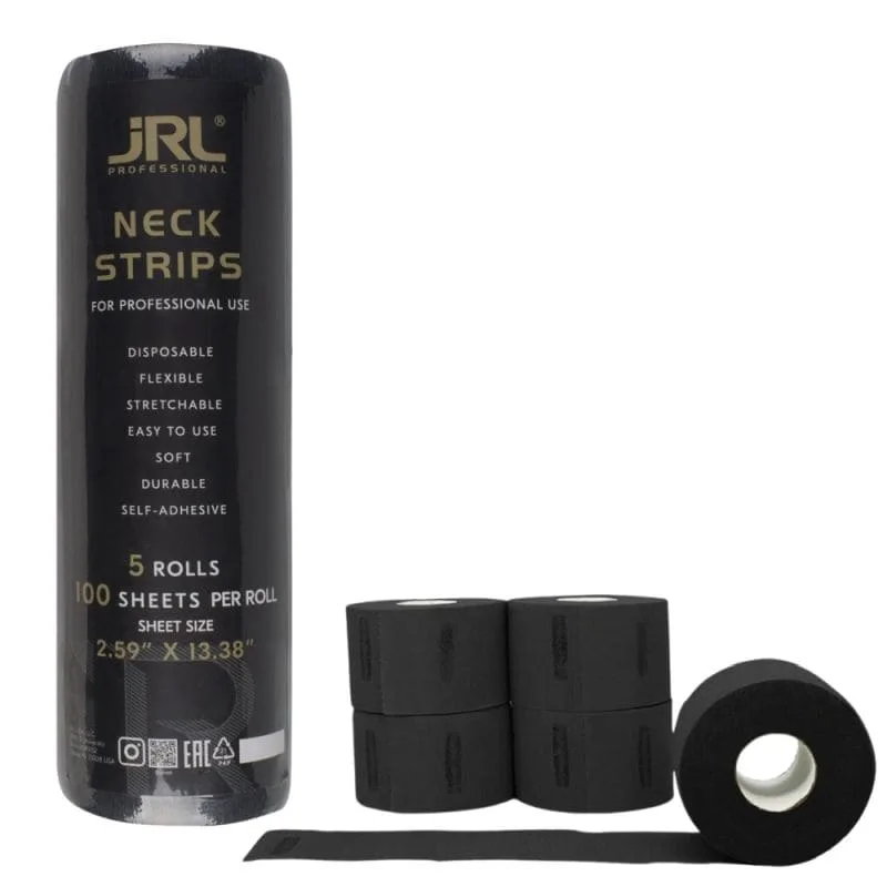 TOATE PRODUSELE - Set Gulere Frizerie 5 role x100 buc JRL Black