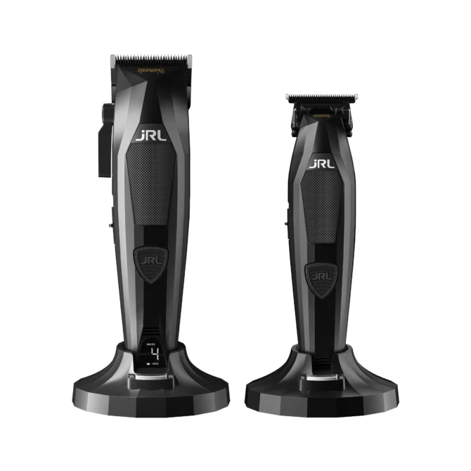 TOATE PRODUSELE - Set JRL Profesional Diamante Masina de tuns 2025C Masina de contur 2025T Black
