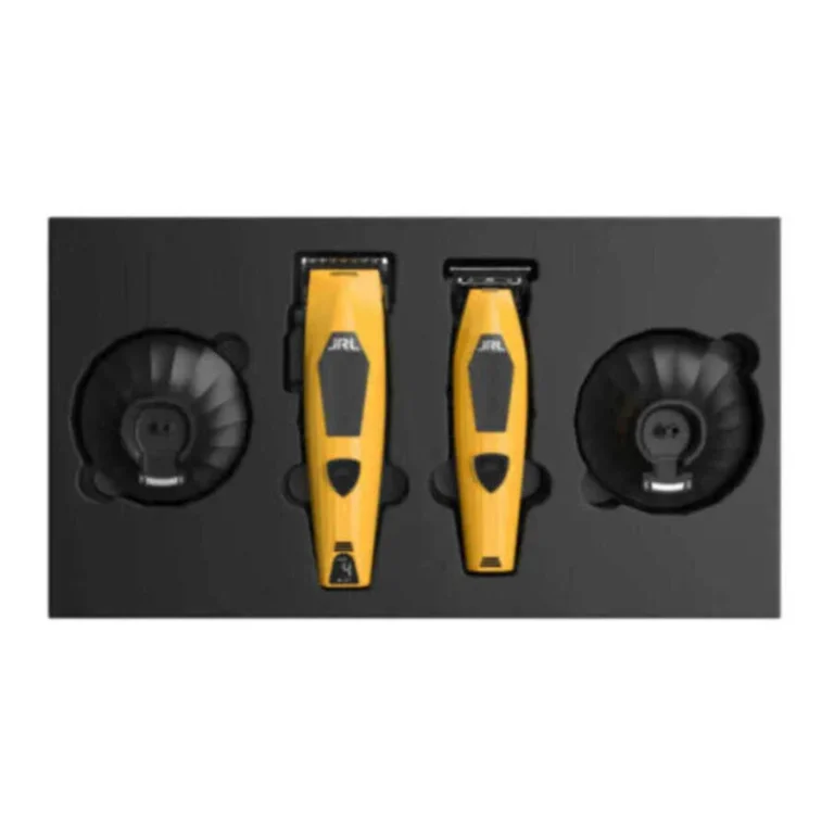 Set JRL Profesional Diamante Masina de tuns 2025C Masina de contur 2025T Yellow [2]