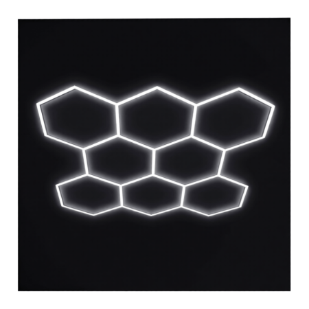 TOATE PRODUSELE - Sistem de iluminat HoneyComb 8 Hexagoane Luminoase LED 280W 2523x2432mm