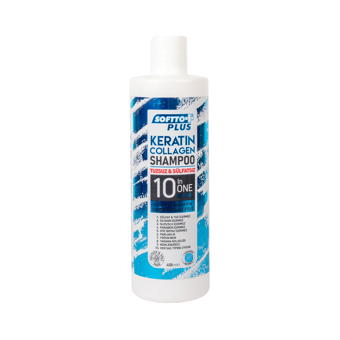 TOATE PRODUSELE - SOFTTO PLUS - Șampon Fără Sare cu Keratină și Colagen