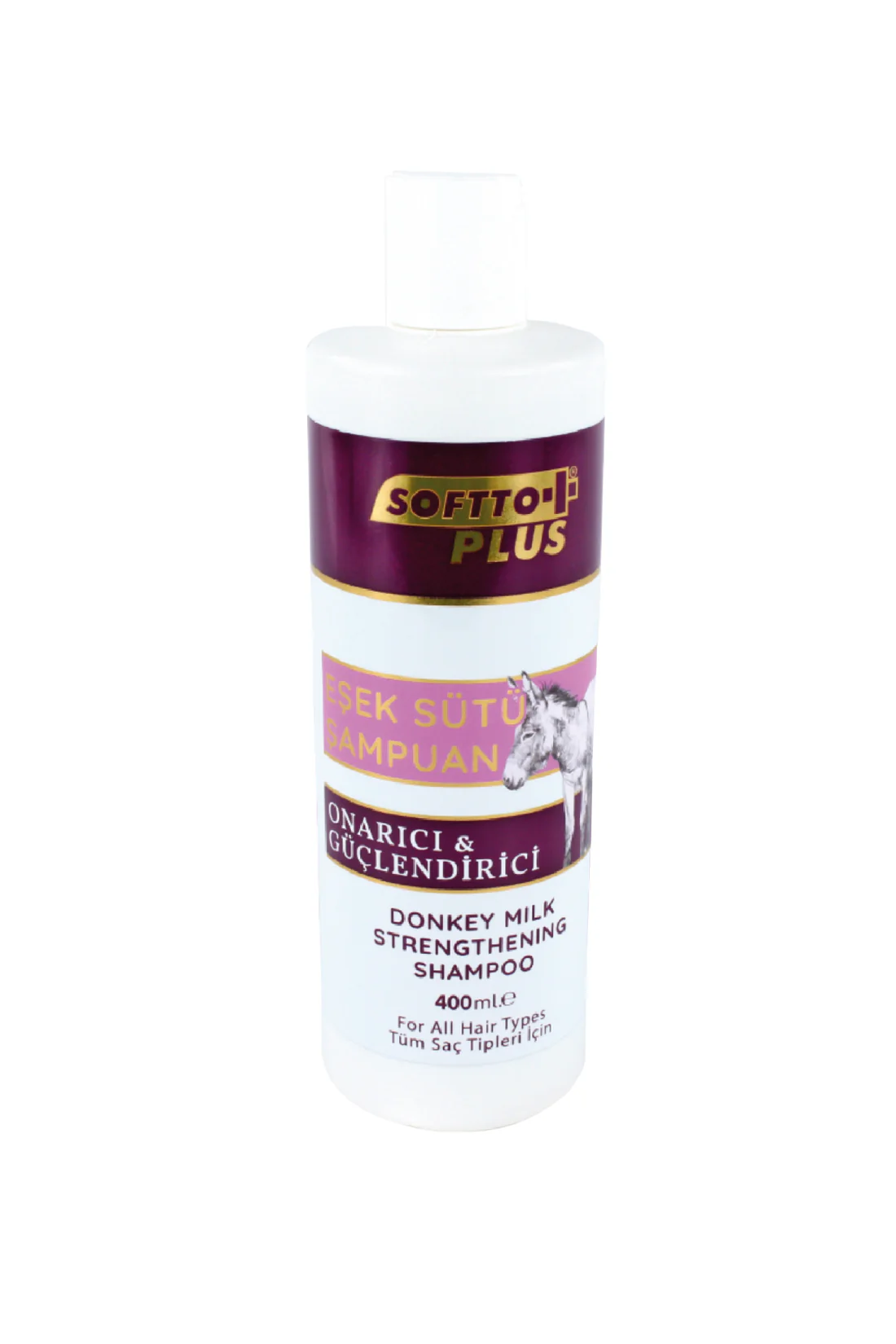 TOATE PRODUSELE - SOFTTO PLUS - Șampon Reparant &amp; Fortifiant cu Lapte de Măgăriță