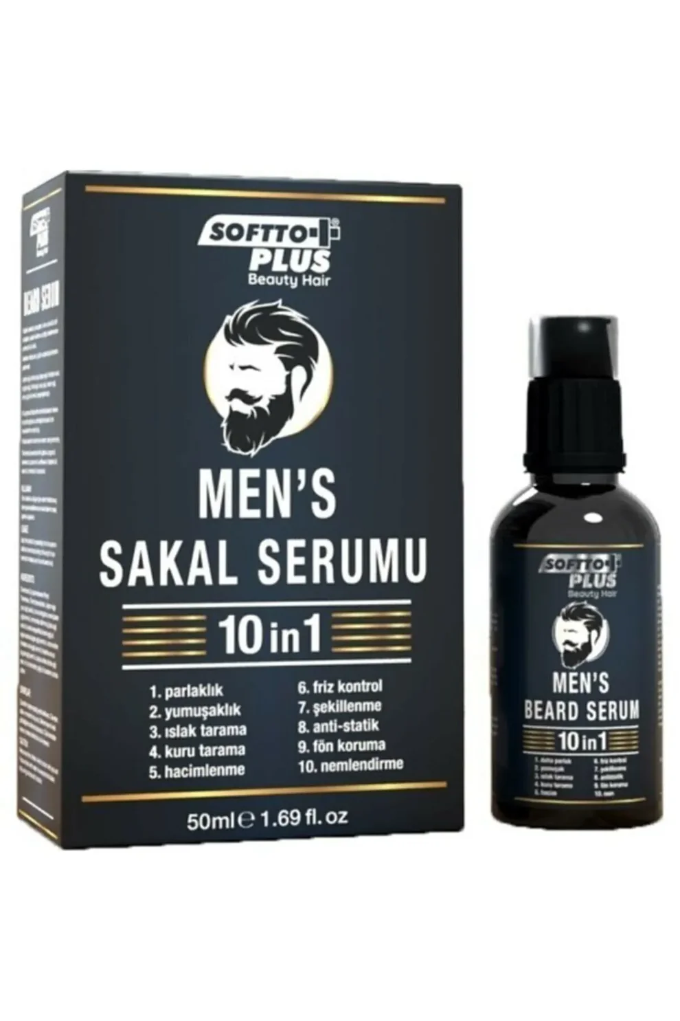 TOATE PRODUSELE - SOFTTO PLUS - Ser pentru Barba pentru Barbati - 50 ml