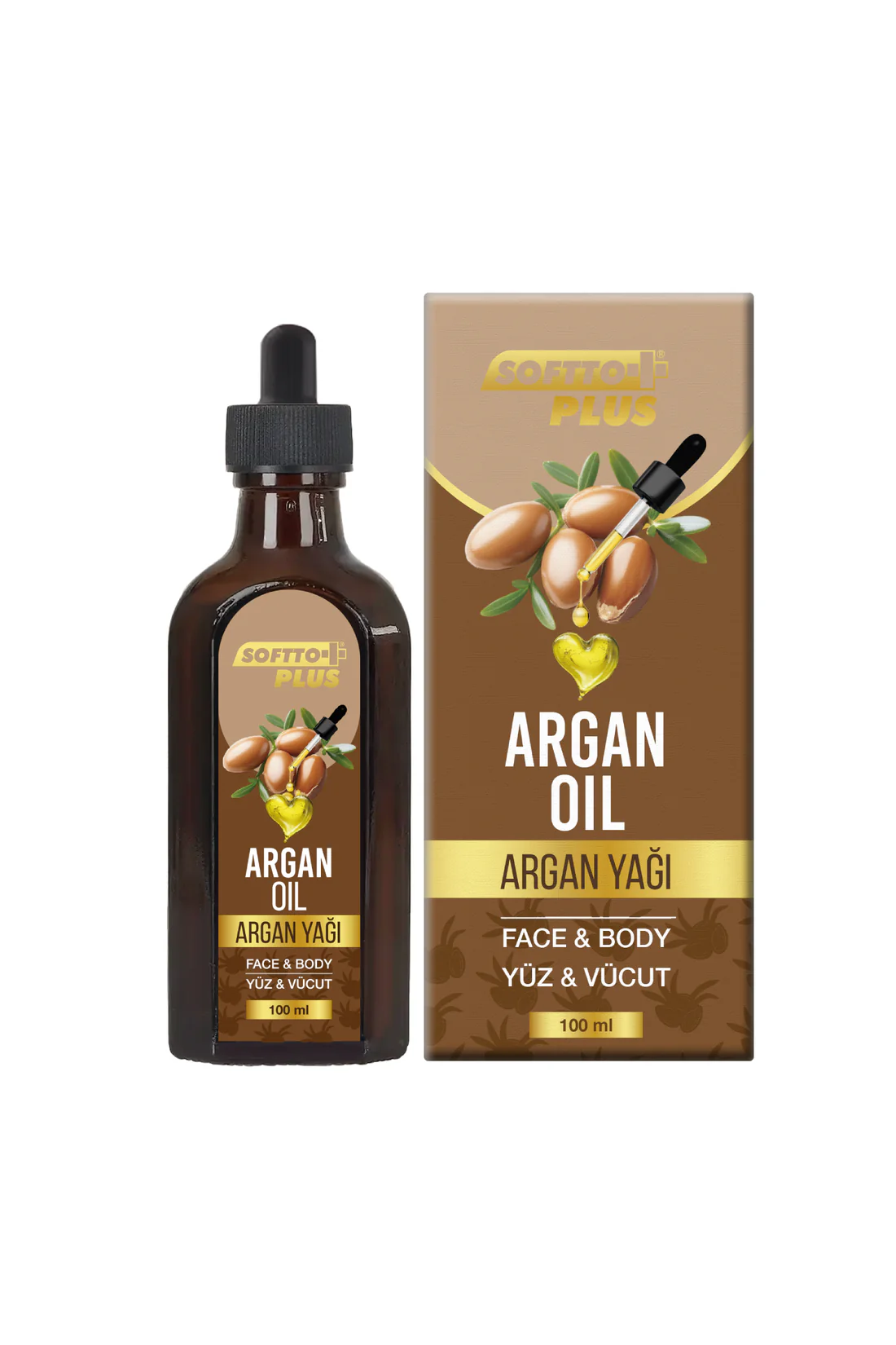 TOATE PRODUSELE - SOFTTO PLUS - Ulei cu Argan - Hidratare Intensă pentru Față și Corp