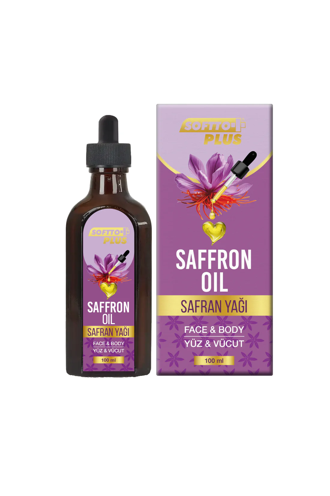 TOATE PRODUSELE - SOFTTO PLUS - Ulei de Șofran pentru Față și Corp