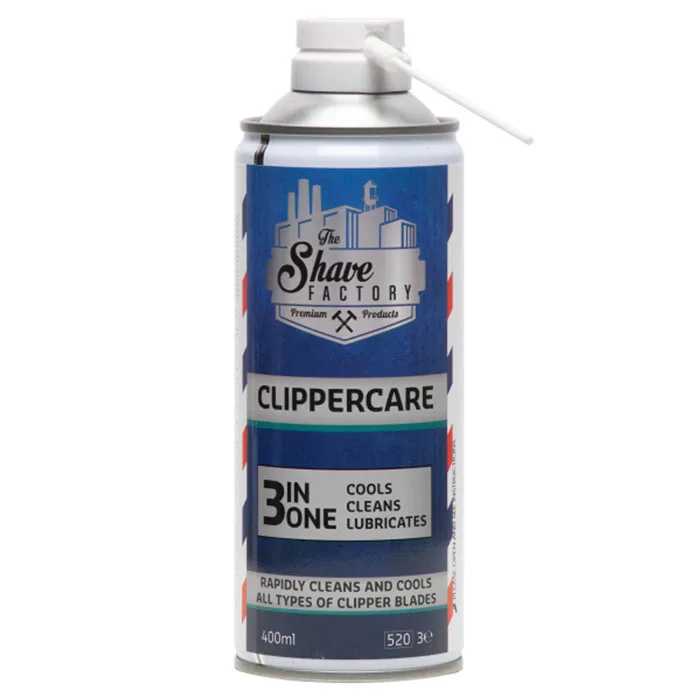 TOATE PRODUSELE - Spray 3 in 1 pentru masini de tuns The Shave Factory Clippercare 400ml