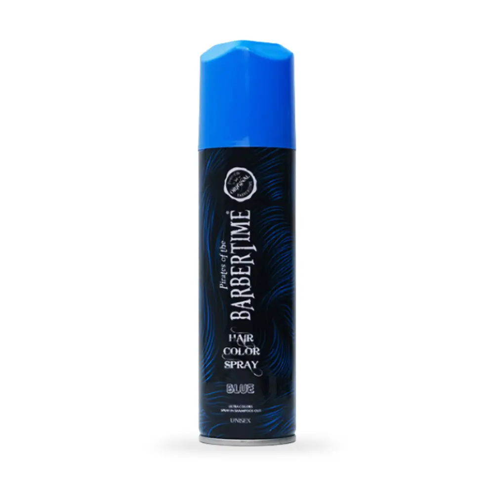 Ingrijirea parului - Spray de par colorat 150ml - Albastru - BARBERTIME