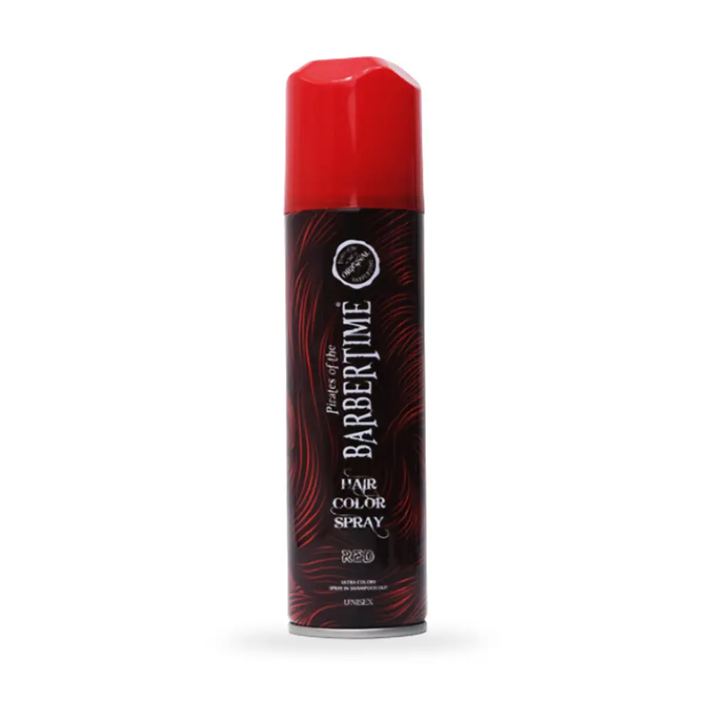 Ingrijirea parului - Spray de par colorat 150ml - Rosu - BARBERTIME