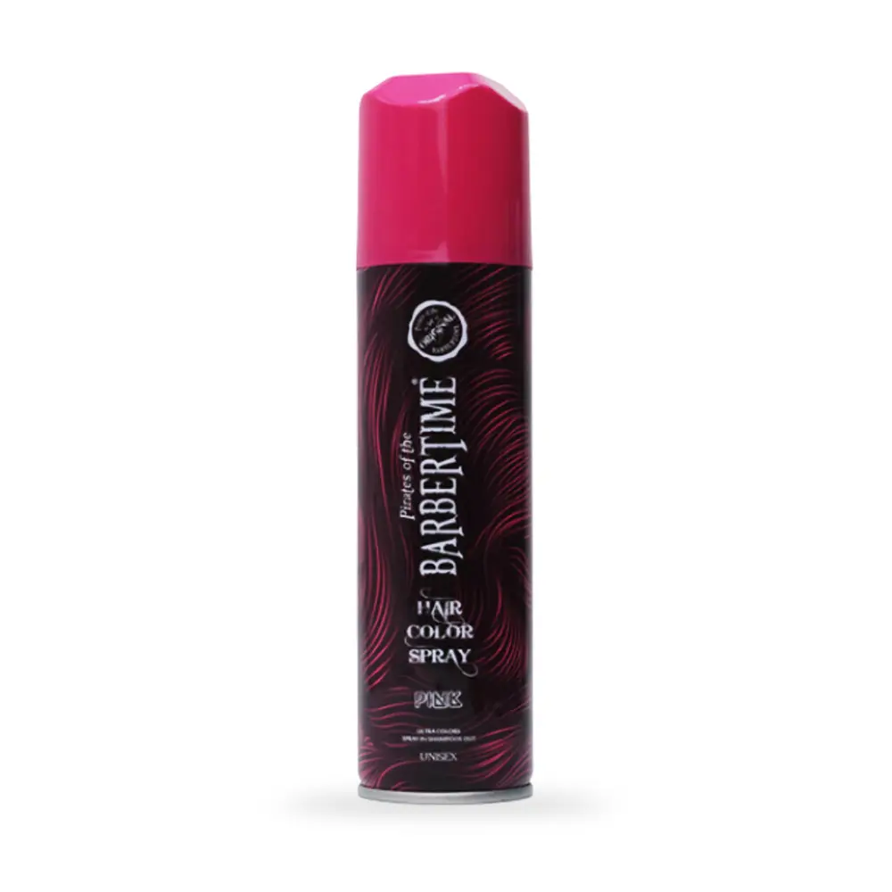 Ingrijirea parului - Spray de par colorat 150ml - Roz - BARBERTIME