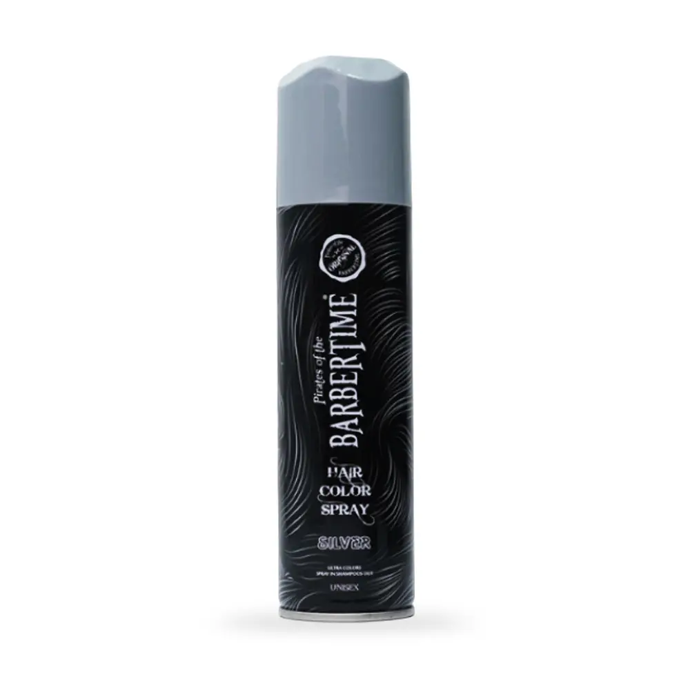 TOATE PRODUSELE - Spray de par colorat 150ml - Silver - BARBERTIME