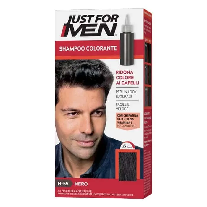 TOATE PRODUSELE - Vopsea de par Just For Men Negru H-55 66ml