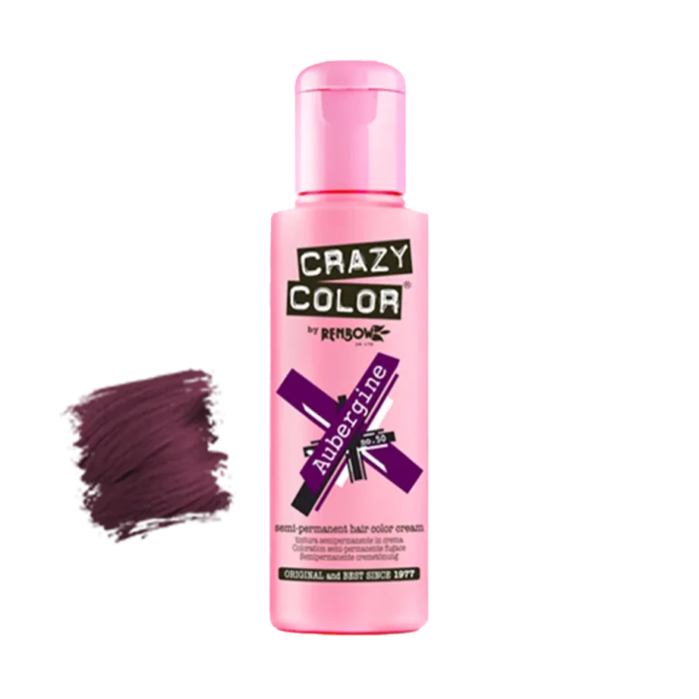 Ingrijirea parului - Vopsea semipermanentă Crazy Color Aubergine no.50 100 ml