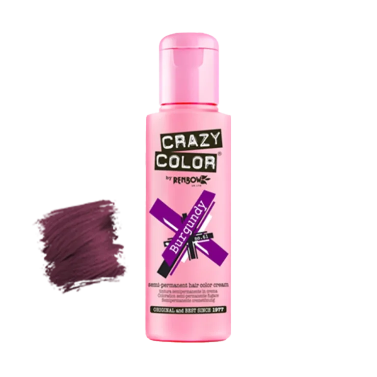 Ingrijirea parului - Vopsea semipermanentă Crazy Color Burgundy no.61 100 ml