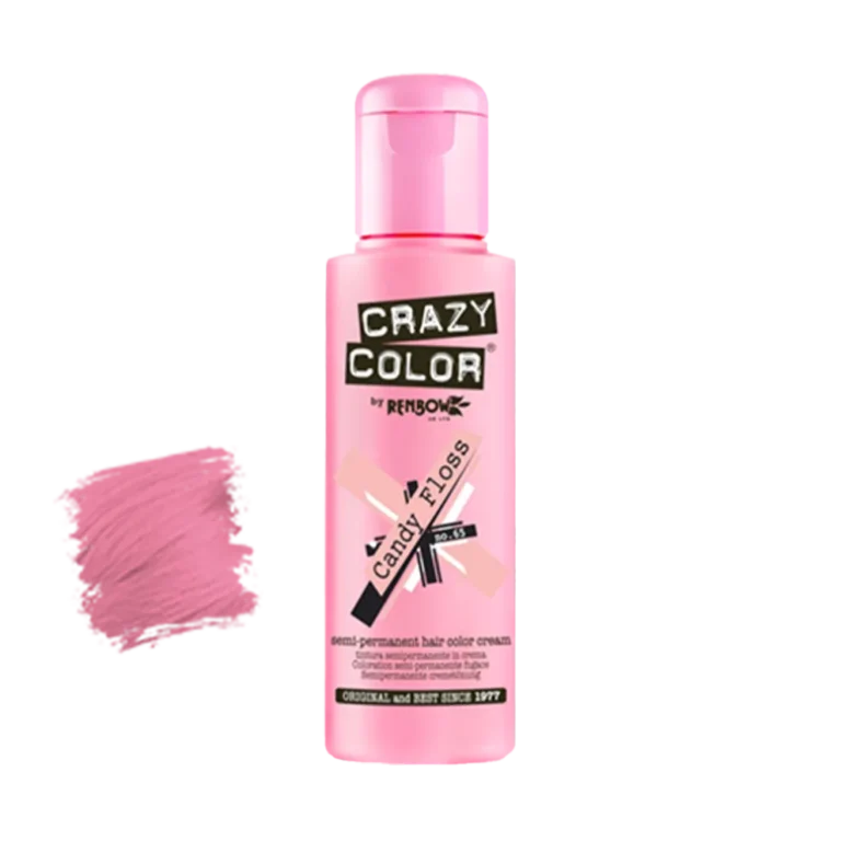 Ingrijirea parului - Vopsea semipermanentă Crazy Color Candy Floss no.65 100 ml