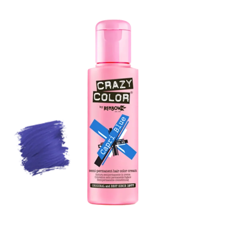 Ingrijirea parului - Vopsea semipermanentă Crazy Color Capri Blue no.44 100 ml