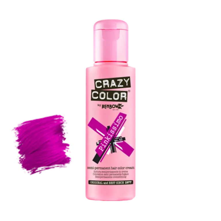 Ingrijirea parului - Vopsea semipermanentă Crazy Color Pinkissimo no.42 100 ml