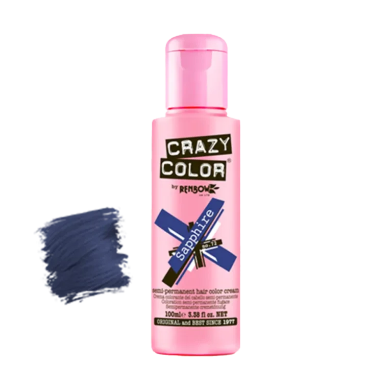 Ingrijirea parului - Vopsea semipermanentă Crazy Color Sapphire no.72 100 ml