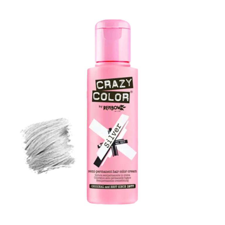 Ingrijirea parului - Vopsea semipermanentă Crazy Color Silver no.27 100 ml