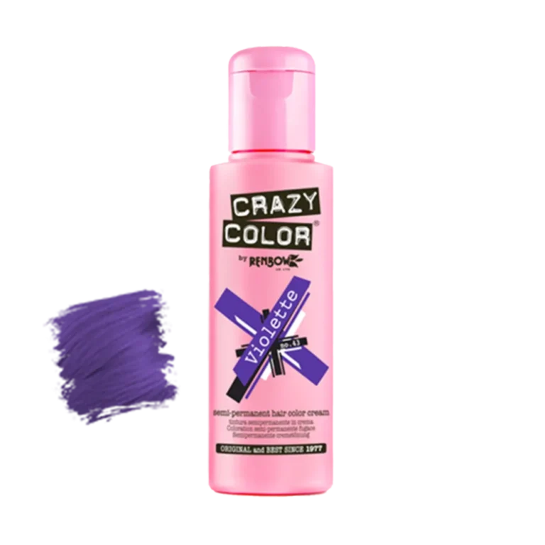 Ingrijirea parului - Vopsea semipermanentă Crazy Color Violette no.43 100 ml