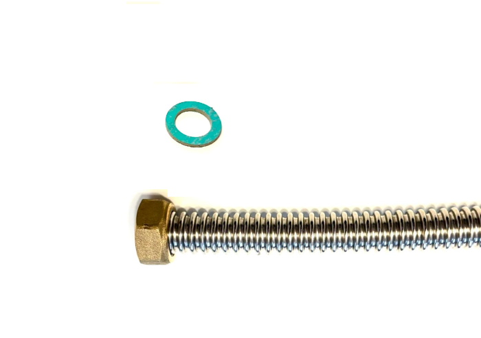 Racord flexibil inox 12mm ( 1/2" x 1/2" ) FF [2]