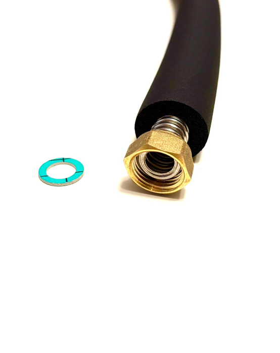 Racord flexibil inox 16mm ( 3/4" x 3/4" ) FF cu izolatie 9mm [2]