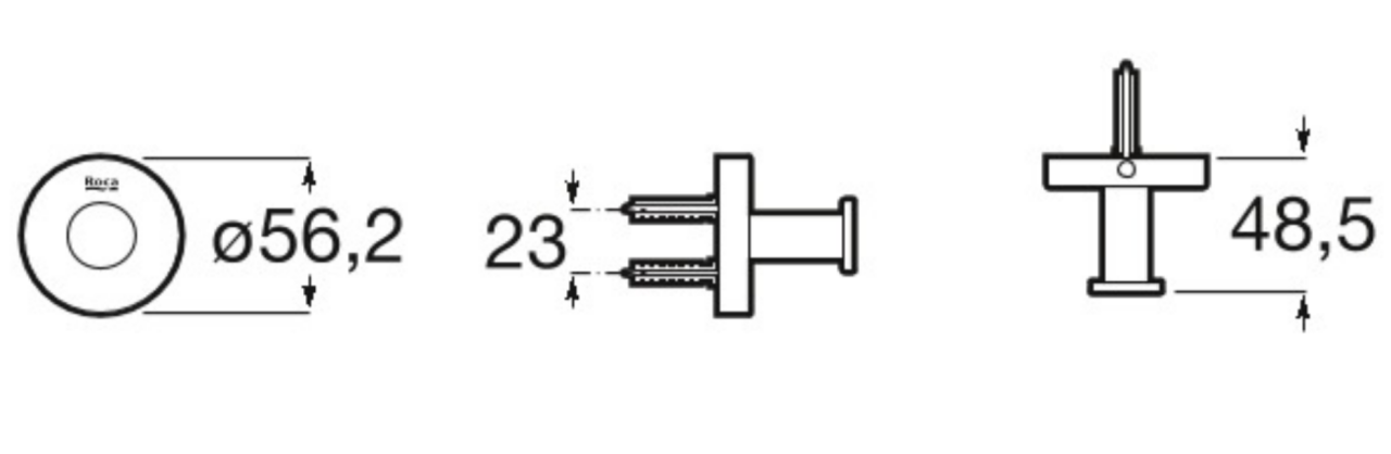 Cuier halat de baie Hotels, A817570C00, crom [4]